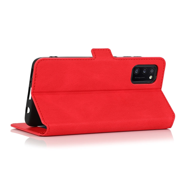 For Samsung Galaxy A41 Retro Magnetic Closing Clasp Horizontal Flip Leather Case with Holder & Card Slots & Photo Frame & Wallet