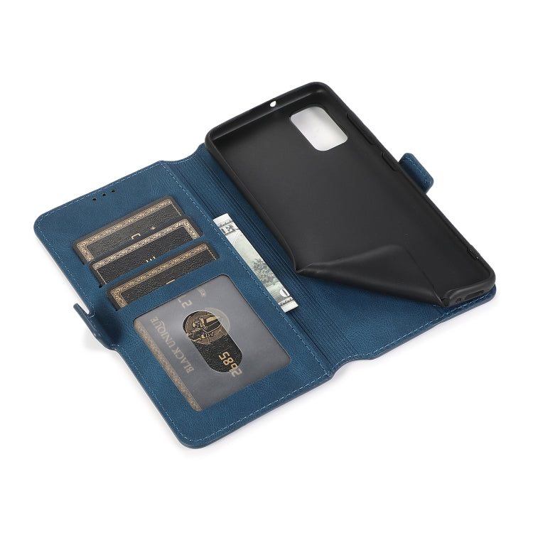 For Samsung Galaxy A41 Retro Magnetic Closing Clasp Horizontal Flip Leather Case with Holder & Card Slots & Photo Frame & Wallet