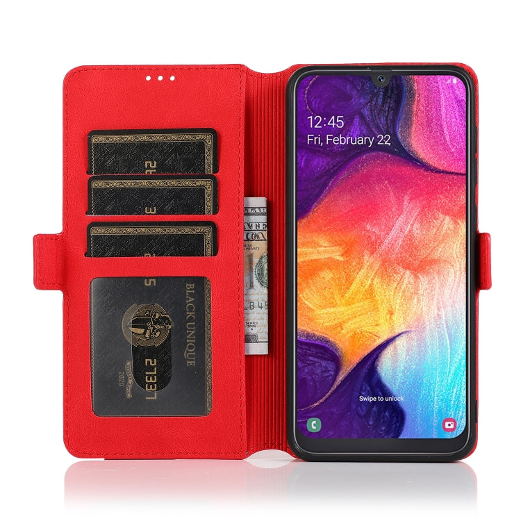 For Samsung Galaxy A50 Retro Magnetic Closing Clasp Horizontal Flip Leather Case with Holder & Card Slots & Photo Frame & Wallet