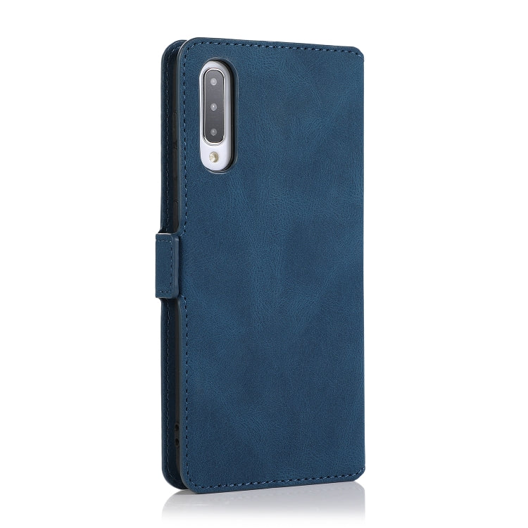 For Samsung Galaxy A50 Retro Magnetic Closing Clasp Horizontal Flip Leather Case with Holder & Card Slots & Photo Frame & Wallet