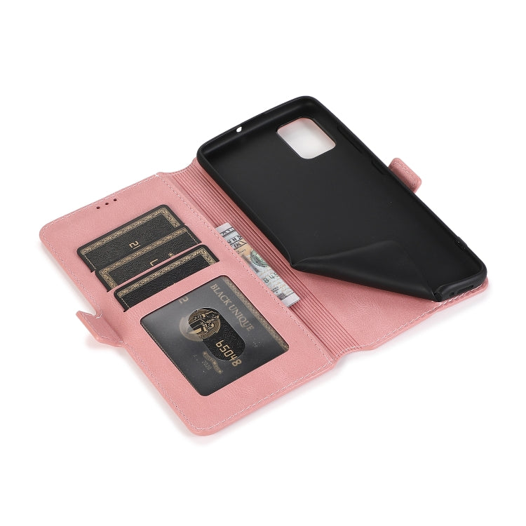 For Samsung Galaxy A51 Retro Magnetic Closing Clasp Horizontal Flip Leather Case with Holder & Card Slots & Photo Frame & Wallet