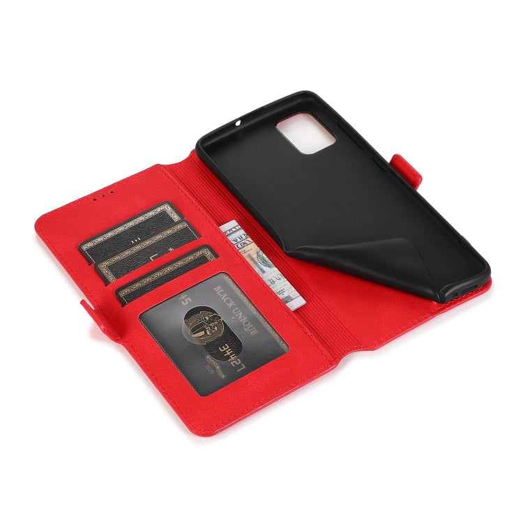 For Samsung Galaxy A51 Retro Magnetic Closing Clasp Horizontal Flip Leather Case with Holder & Card Slots & Photo Frame & Wallet