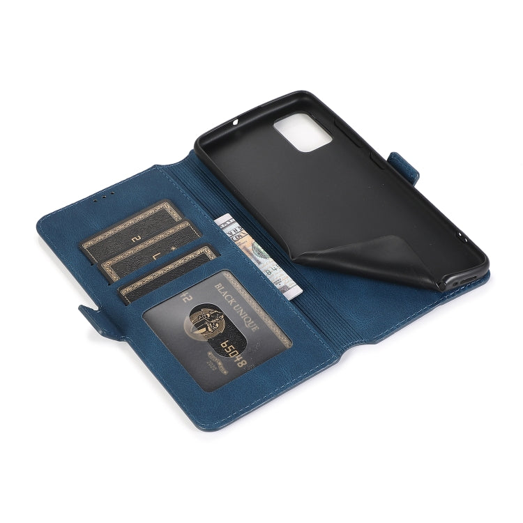 For Samsung Galaxy A51 Retro Magnetic Closing Clasp Horizontal Flip Leather Case with Holder & Card Slots & Photo Frame & Wallet