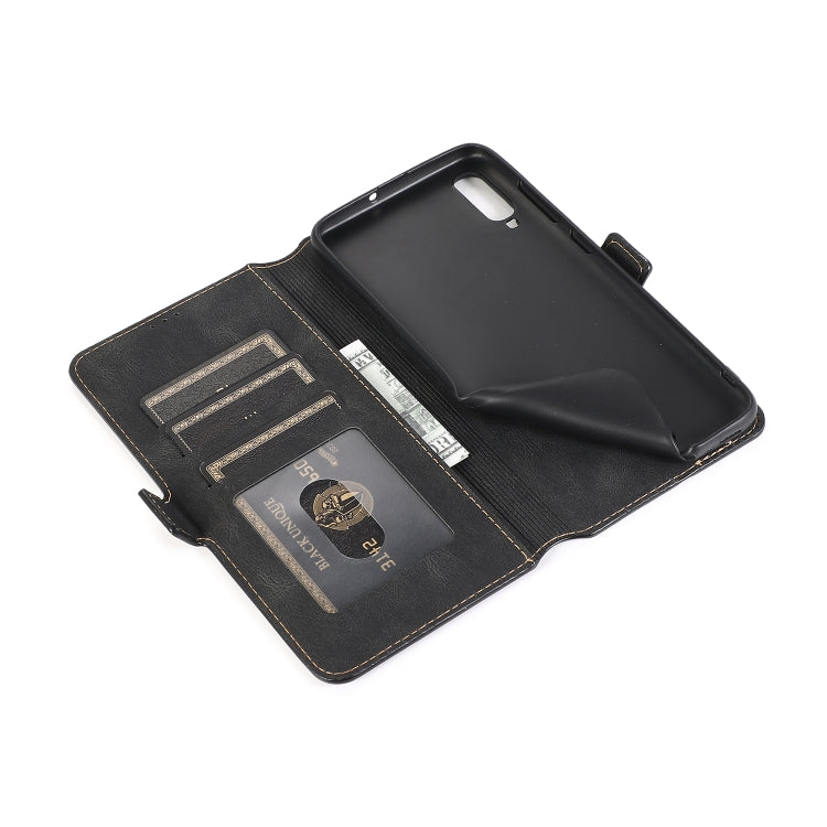 For Samsung Galaxy A70 Retro Magnetic Closing Clasp Horizontal Flip Leather Case with Holder & Card Slots & Photo Frame & Wallet