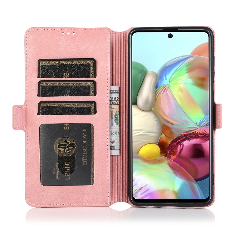 For Samsung Galaxy A71 Retro Magnetic Closing Clasp Horizontal Flip Leather Case with Holder & Card Slots & Photo Frame & Wallet