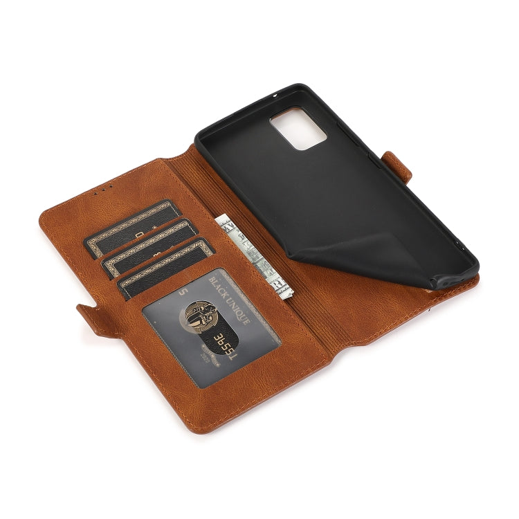 For Samsung Galaxy A71 5G Retro Magnetic Closing Clasp Horizontal Flip Leather Case with Holder & Card Slots & Photo Frame & Wallet