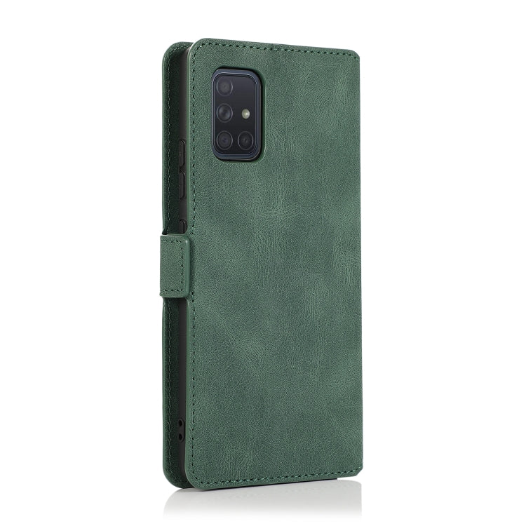 For Samsung Galaxy A71 5G Retro Magnetic Closing Clasp Horizontal Flip Leather Case with Holder & Card Slots & Photo Frame & Wallet