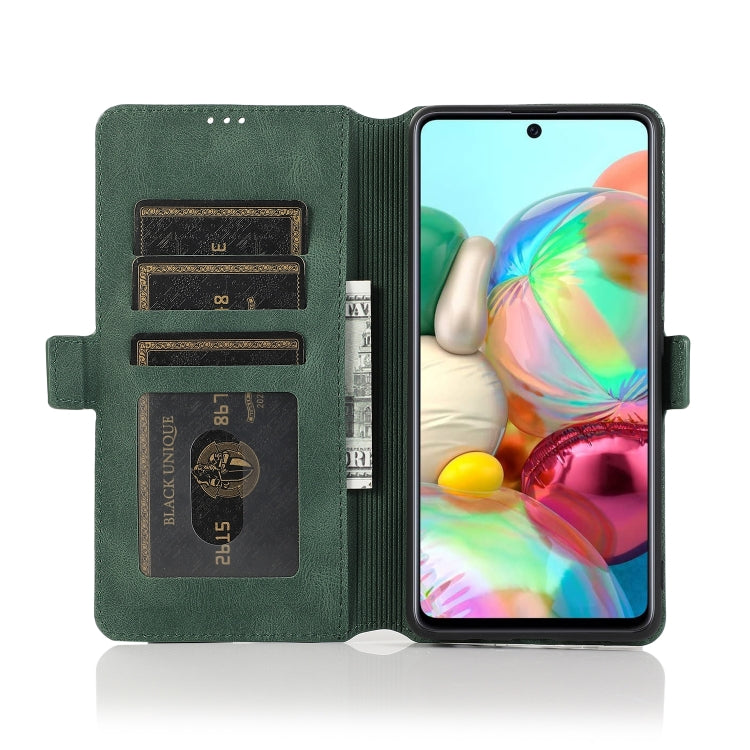 For Samsung Galaxy A71 5G Retro Magnetic Closing Clasp Horizontal Flip Leather Case with Holder & Card Slots & Photo Frame & Wallet