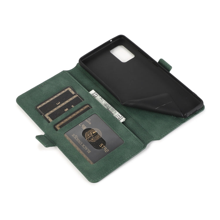 For Samsung Galaxy A71 5G Retro Magnetic Closing Clasp Horizontal Flip Leather Case with Holder & Card Slots & Photo Frame & Wallet
