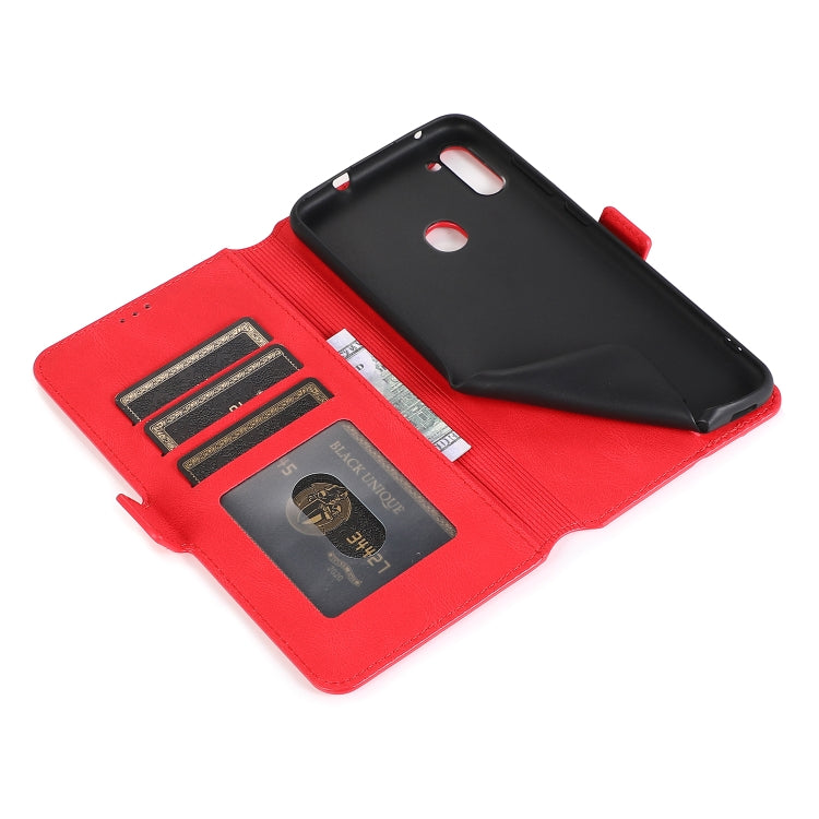 For Samsung Galaxy A11 Retro Magnetic Closing Clasp Horizontal Flip Leather Case with Holder & Card Slots & Photo Frame & Wallet