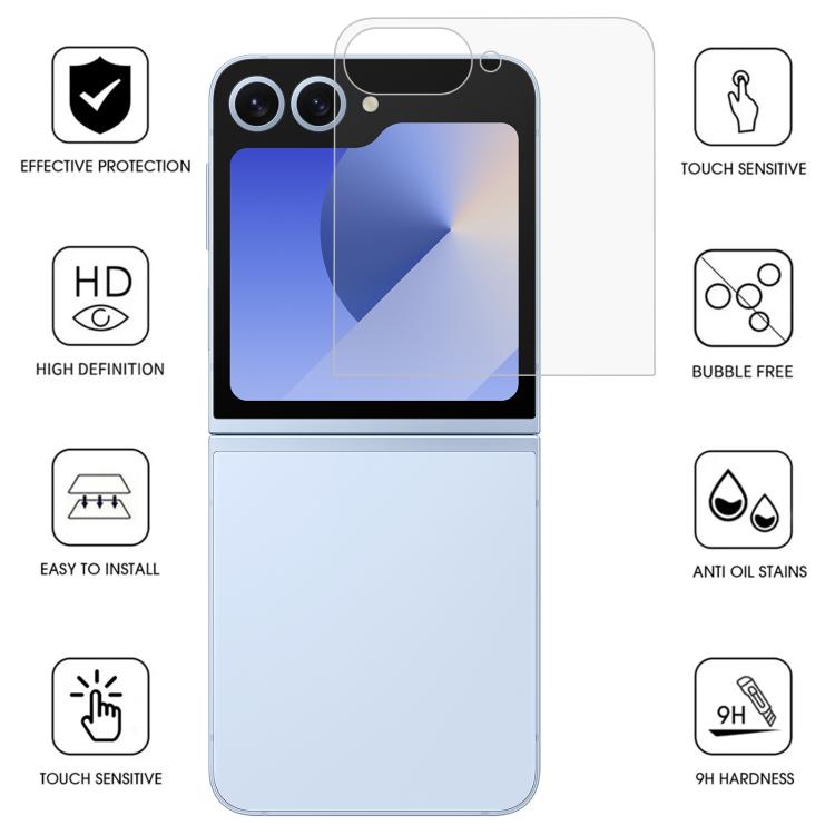 For Samsung Galaxy Z Flip7 5G 25pcs Back Screen Transparent High Aluminum Screen Protector