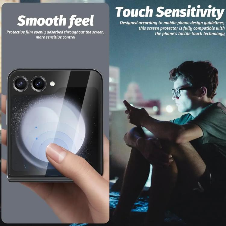 For Samsung Galaxy Z Flip7 5G 25pcs Back Screen Transparent High Aluminum Screen Protector