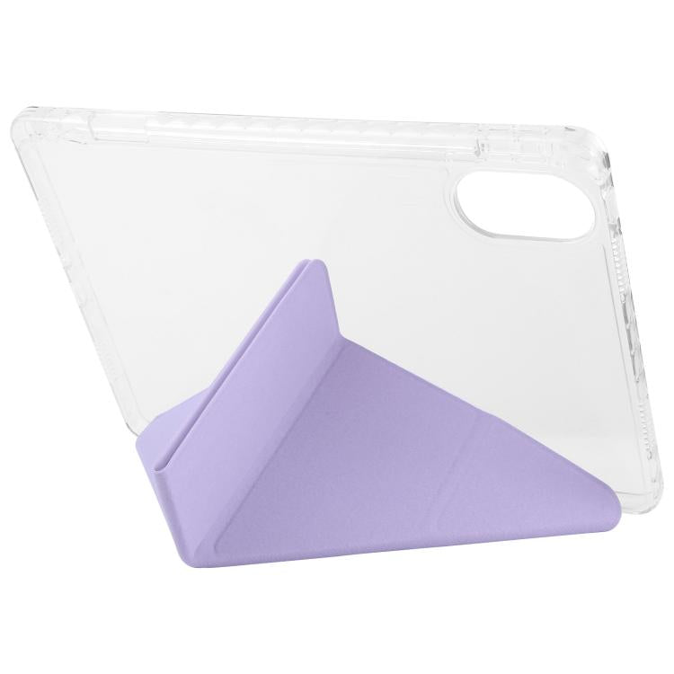 For Redmi Pad SE 11 2025 / Pad 2 Clear Acrylic Deformation Leather Tablet Case