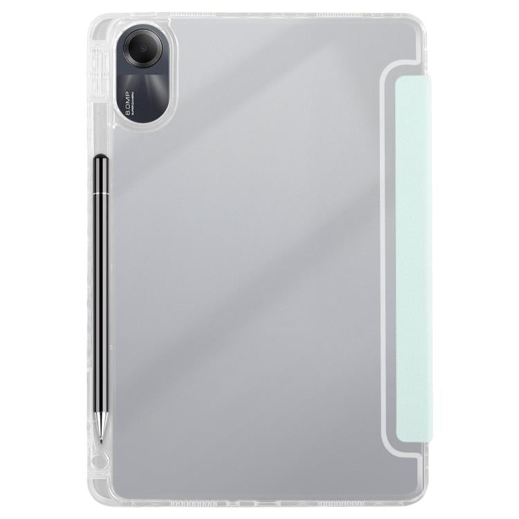 For Redmi Pad SE 11 2025 / Pad 2 Clear Acrylic Deformation Leather Tablet Case