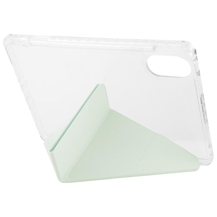 For Redmi Pad SE 11 2025 / Pad 2 Clear Acrylic Deformation Leather Tablet Case