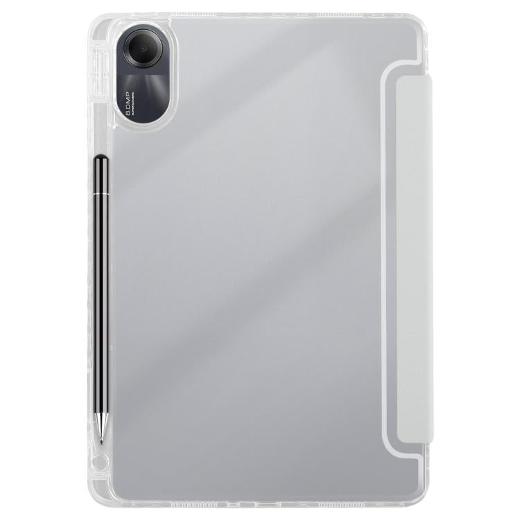For Redmi Pad SE 11 2025 / Pad 2 Clear Acrylic Deformation Leather Tablet Case