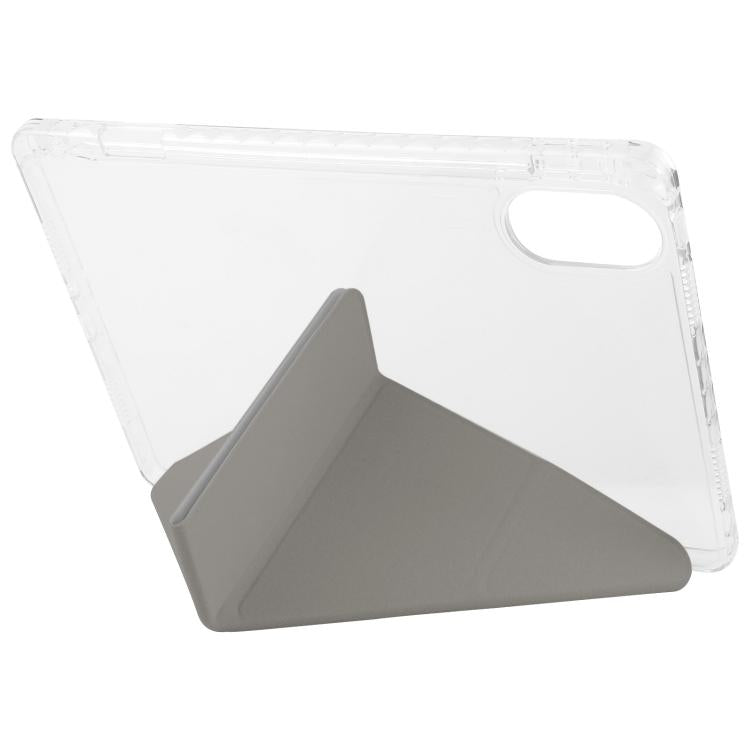 For Redmi Pad SE 11 2025 / Pad 2 Clear Acrylic Deformation Leather Tablet Case