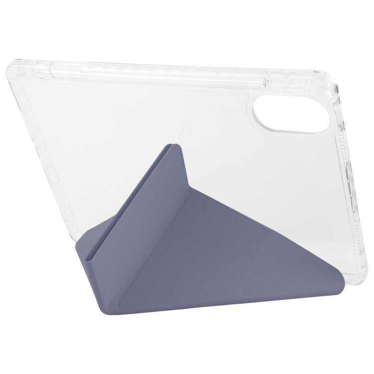 For Redmi Pad SE 11 2025 / Pad 2 Clear Acrylic Deformation Leather Tablet Case