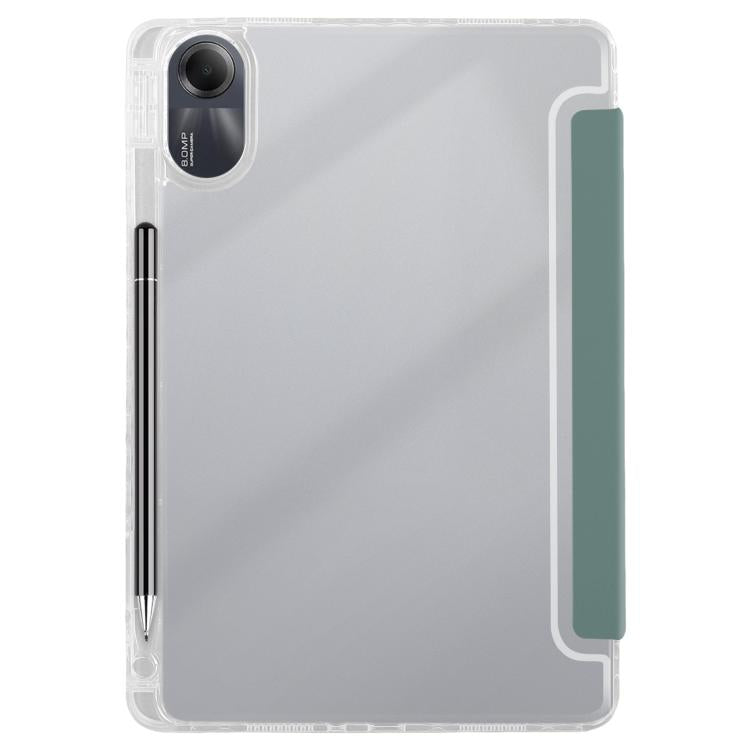 For Redmi Pad SE 11 2025 / Pad 2 Clear Acrylic Deformation Leather Tablet Case