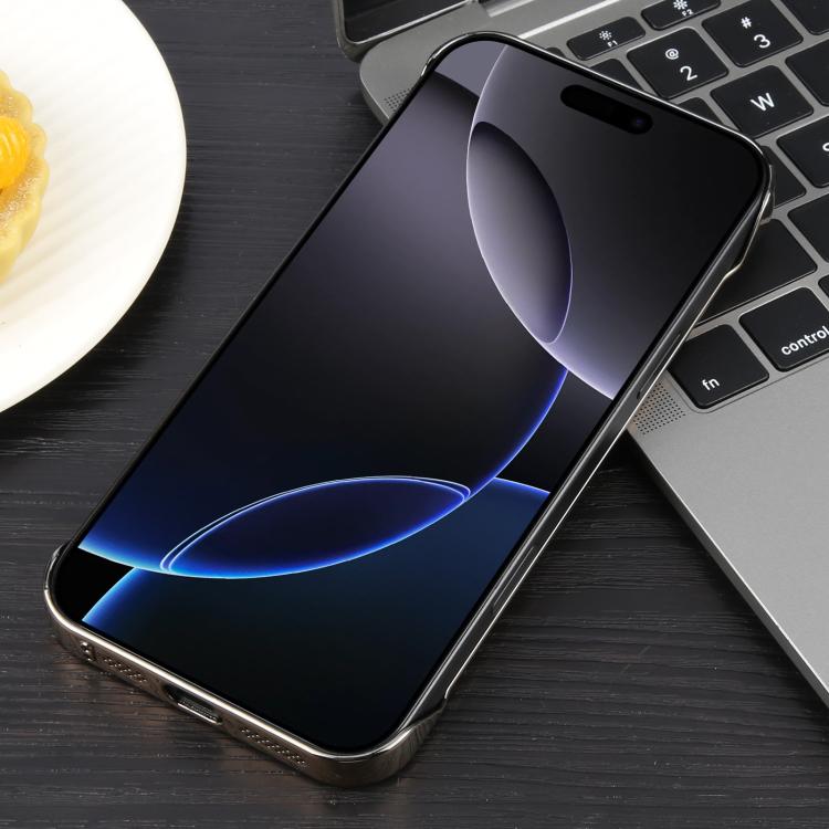 For iPhone 17e / 16e Electroplating Frameless Frosted Anti-Glare PC MagSafe Phone Case