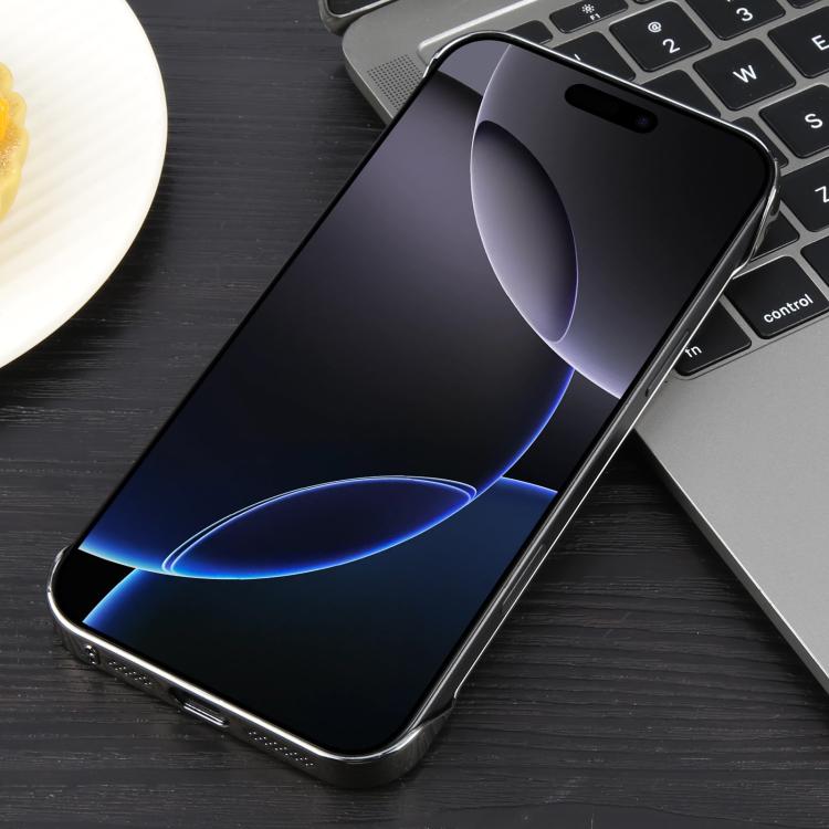 For iPhone 16 Pro Electroplating Frameless Frosted Anti-Glare PC MagSafe Phone Case