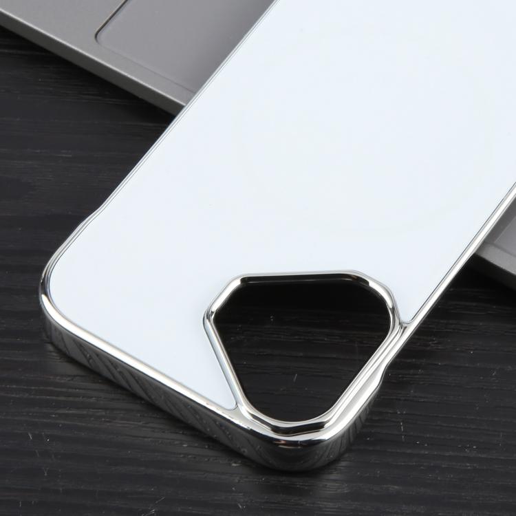 For iPhone 16 Plus Electroplating Frameless Frosted Anti-Glare PC MagSafe Phone Case