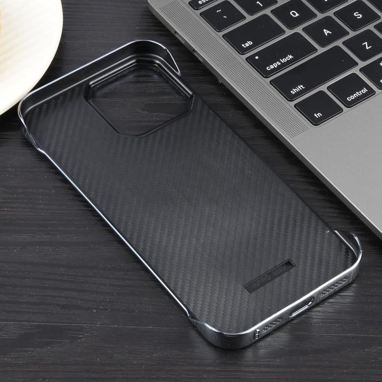 For iPhone 15 Electroplating Frameless Frosted Anti-Glare PC MagSafe Phone Case