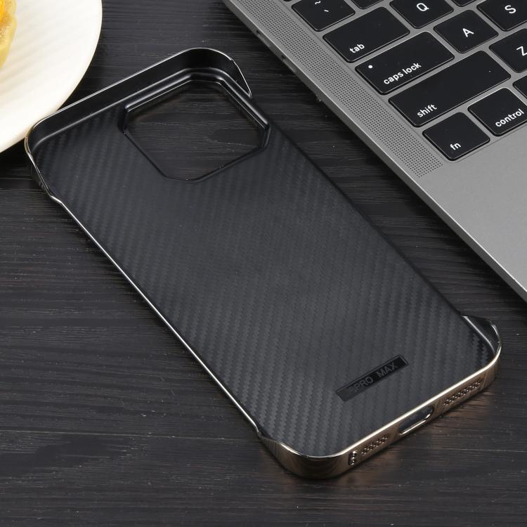 For iPhone 14 / 13 Electroplating Frameless Frosted Anti-Glare PC MagSafe Phone Case