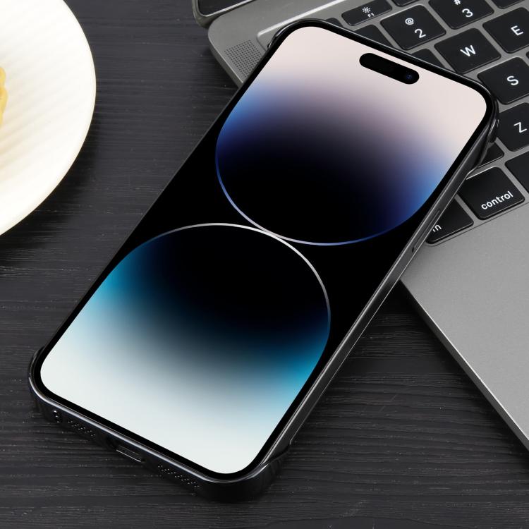 For iPhone 14 Pro Electroplating Frameless Frosted Anti-Glare PC MagSafe Phone Case