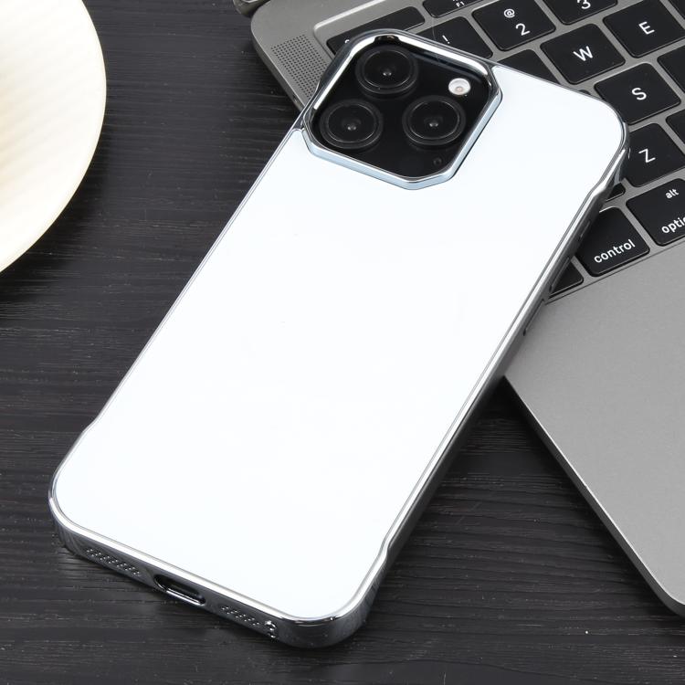 For iPhone 14 Pro Max Electroplating Frameless Frosted Anti-Glare PC MagSafe Phone Case