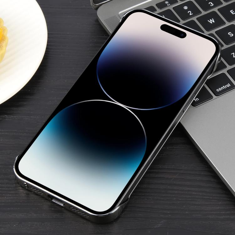 For iPhone 14 Pro Max Electroplating Frameless Frosted Anti-Glare PC MagSafe Phone Case