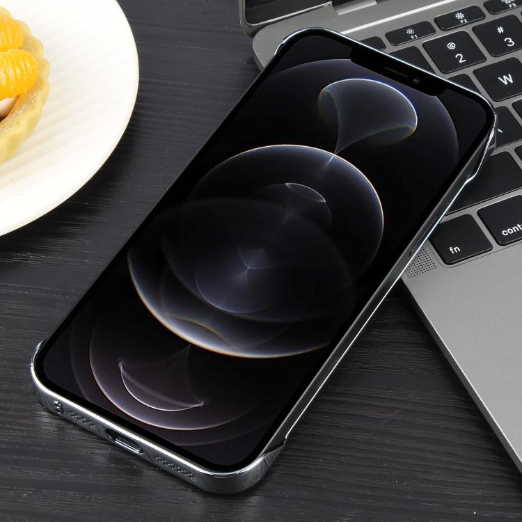 For iPhone 13 Pro Max / 12 Pro Max Electroplating Frameless Frosted Anti-Glare PC MagSafe Phone Case