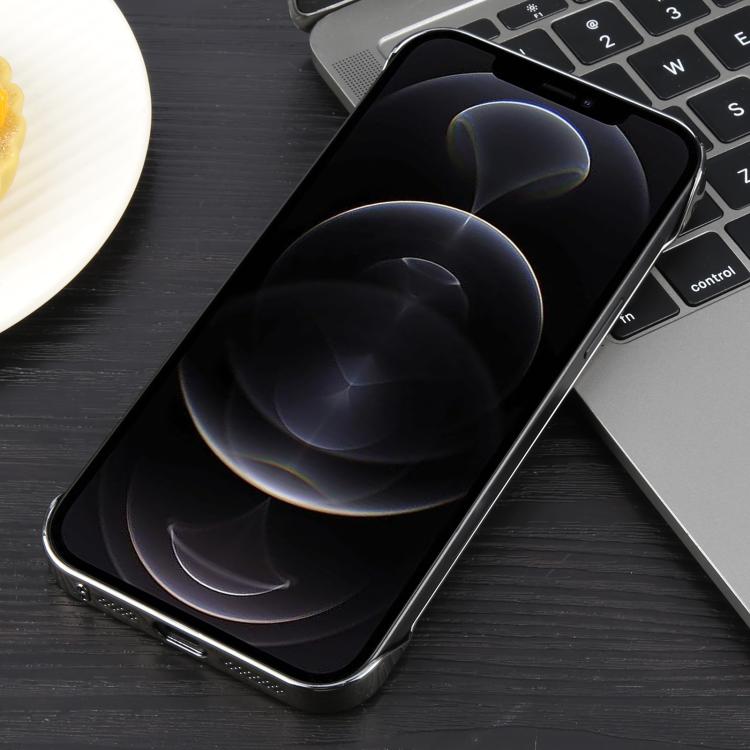 For iPhone 13 Pro Max / 12 Pro Max Electroplating Frameless Frosted Anti-Glare PC MagSafe Phone Case