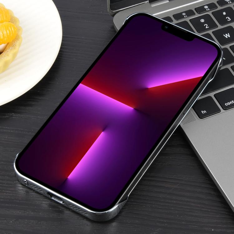 For iPhone 13 Pro Electroplating Frameless Frosted Anti-Glare PC MagSafe Phone Case