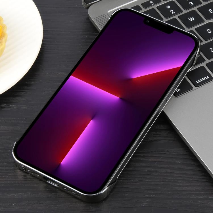 For iPhone 13 Pro Electroplating Frameless Frosted Anti-Glare PC MagSafe Phone Case