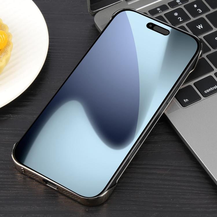 For iPhone 17 Pro Max Electroplating Frameless Frosted Anti-Glare PC MagSafe Phone Case
