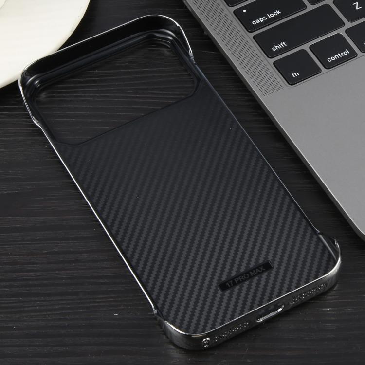 For iPhone 17 Pro Max Electroplating Frameless Frosted Anti-Glare PC MagSafe Phone Case