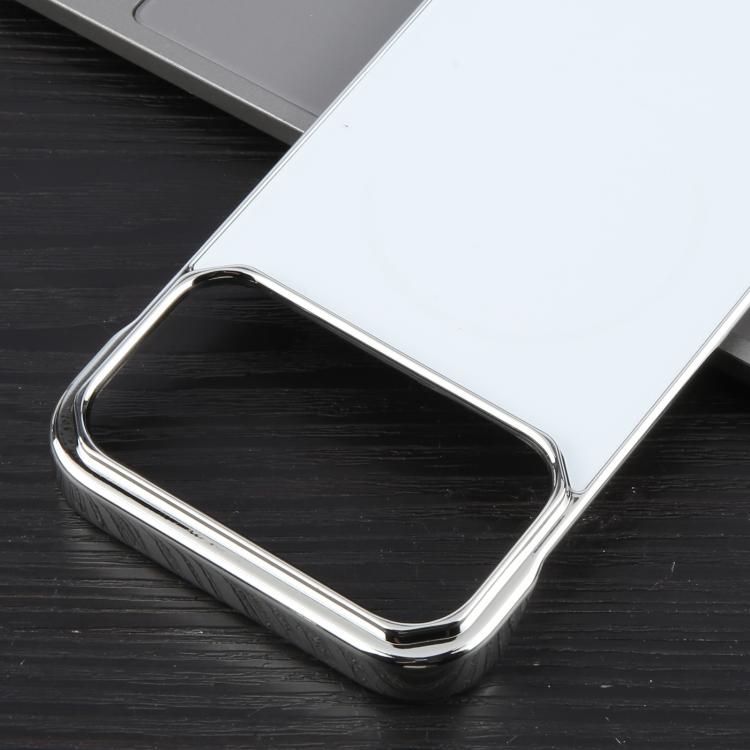 For iPhone 17 Pro Max Electroplating Frameless Frosted Anti-Glare PC MagSafe Phone Case