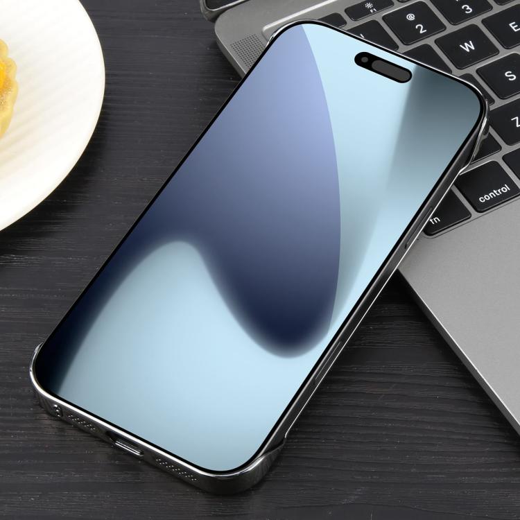 For iPhone 17 Pro Max Electroplating Frameless Frosted Anti-Glare PC MagSafe Phone Case
