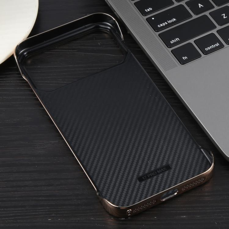 For iPhone 17 Pro Electroplating Frameless Frosted Anti-Glare PC MagSafe Phone Case