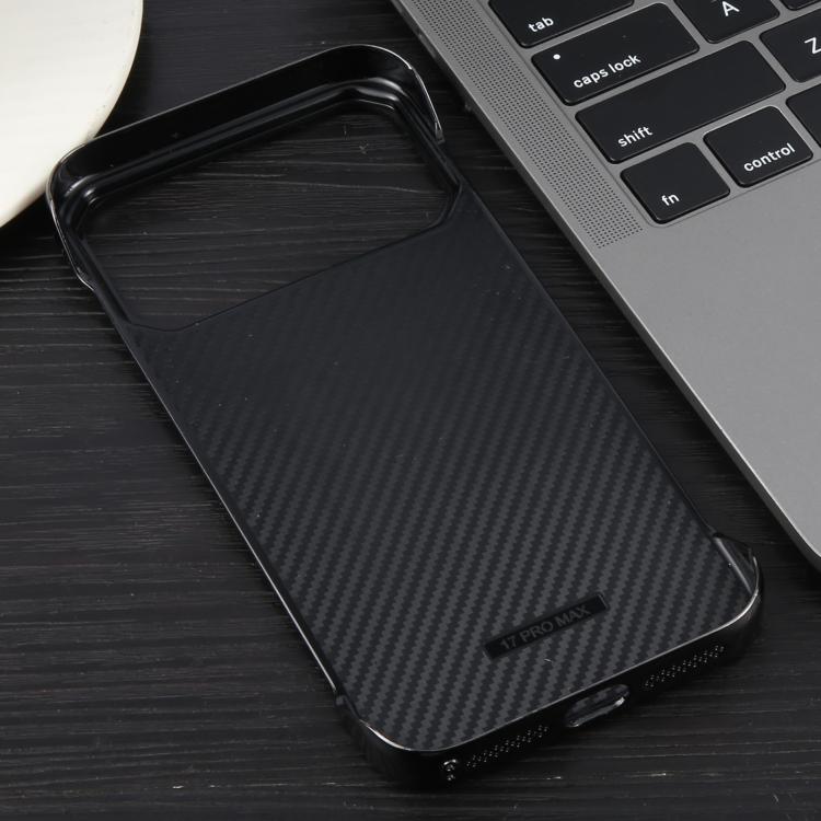 For iPhone 17 Pro Electroplating Frameless Frosted Anti-Glare PC MagSafe Phone Case