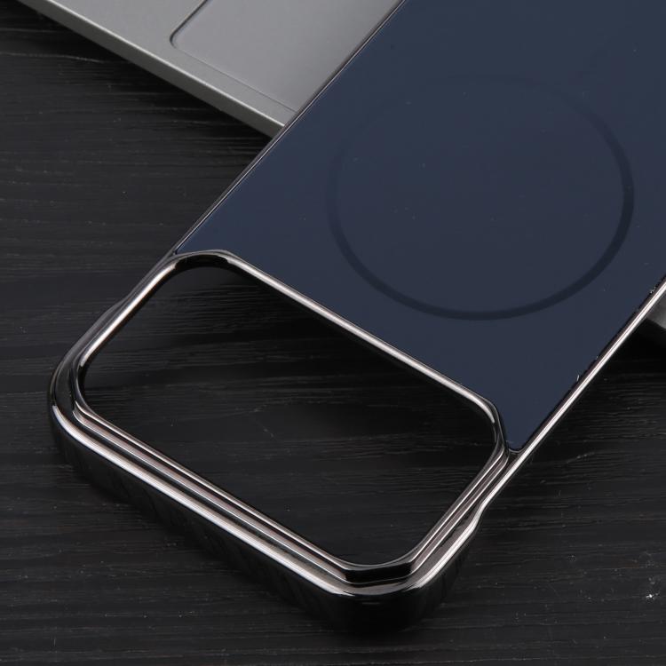 For iPhone 17 Pro Electroplating Frameless Frosted Anti-Glare PC MagSafe Phone Case
