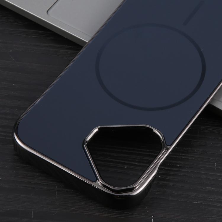 For iPhone 17 Electroplating Frameless Frosted Anti-Glare PC MagSafe Phone Case