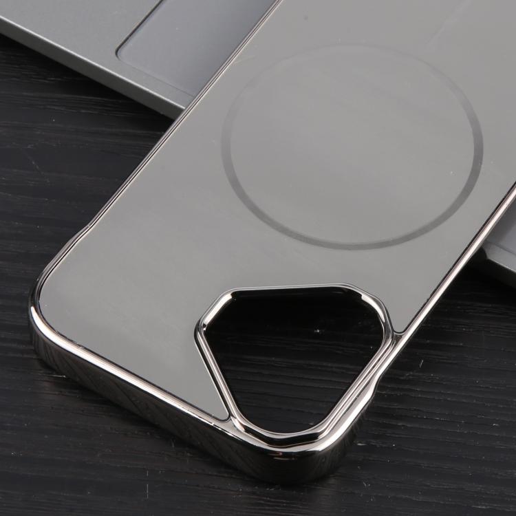 For iPhone 17 Electroplating Frameless Frosted Anti-Glare PC MagSafe Phone Case