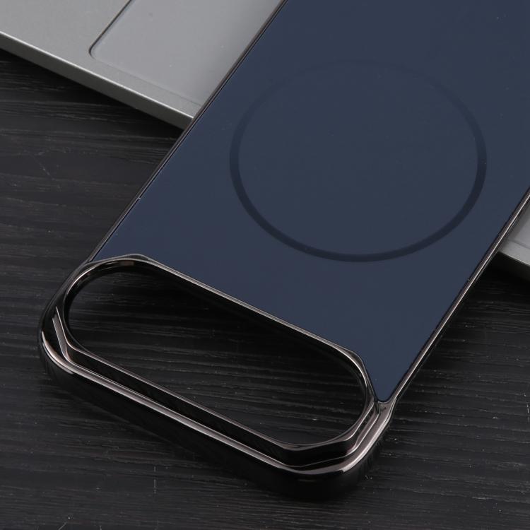 For iPhone Air Electroplating Frameless Frosted Anti-Glare PC MagSafe Phone Case