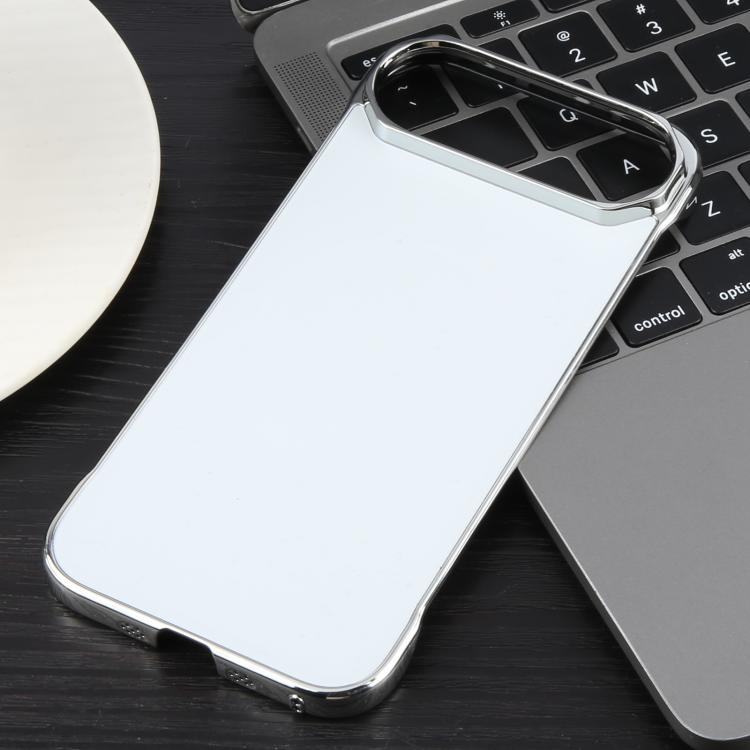For iPhone Air Electroplating Frameless Frosted Anti-Glare PC MagSafe Phone Case
