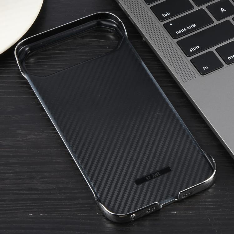 For iPhone Air Electroplating Frameless Frosted Anti-Glare PC MagSafe Phone Case