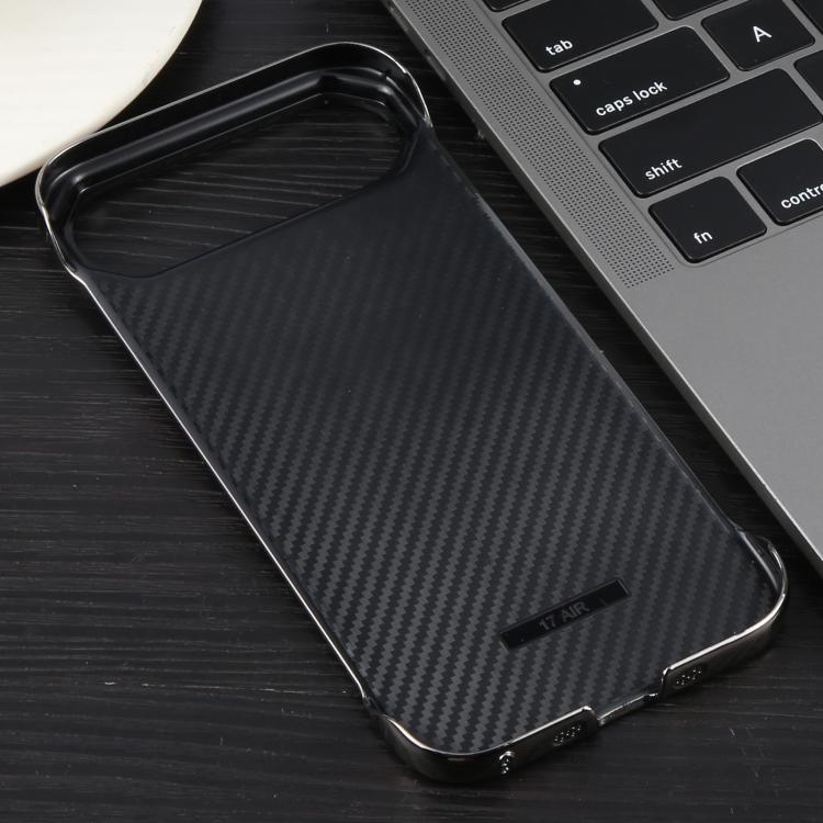 For iPhone Air Electroplating Frameless Frosted Anti-Glare PC MagSafe Phone Case