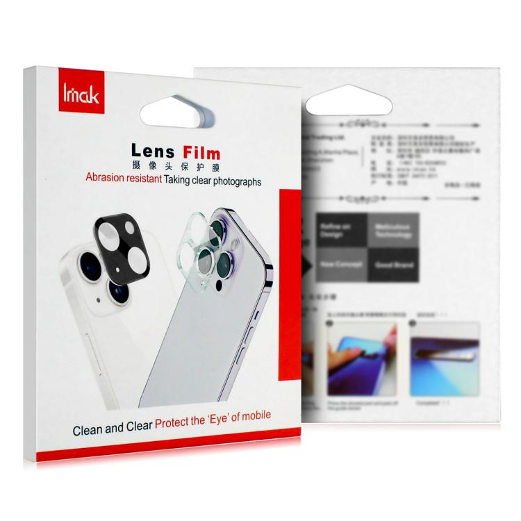 For Meizu Note 16 IMAK Rear Camera Lens Glass Film Black Version
