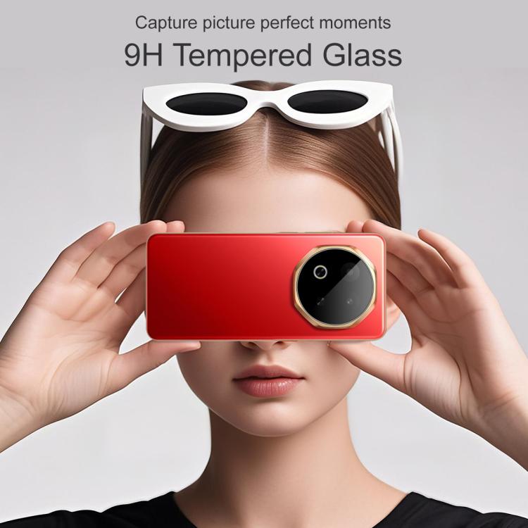 For Meizu Note 16 imak Black Version HD Glass Rear Camera Lens Film, Self-positioning Version